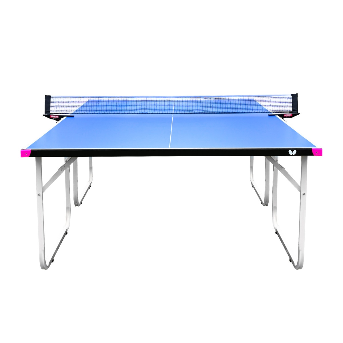 Butterfly Compact Outdoor Table: Player View of Blue Table